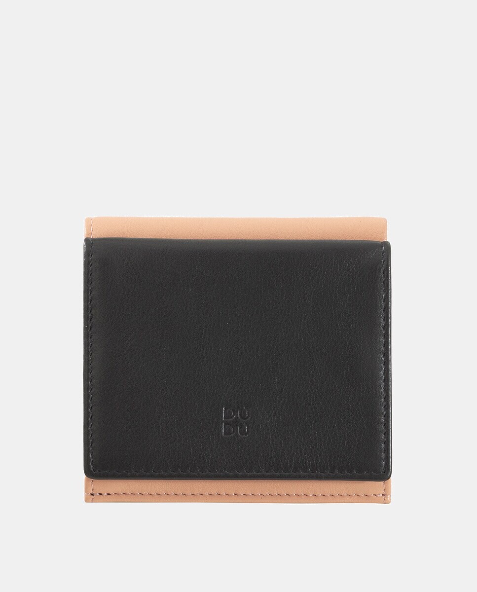 Маленький кошелек из телячьей кожи наппа черного цвета с отделением для монет Dudu, черный
Маленький кошелек из телячьей кожи наппа черного цвета с отделением для монет Dudu, черный