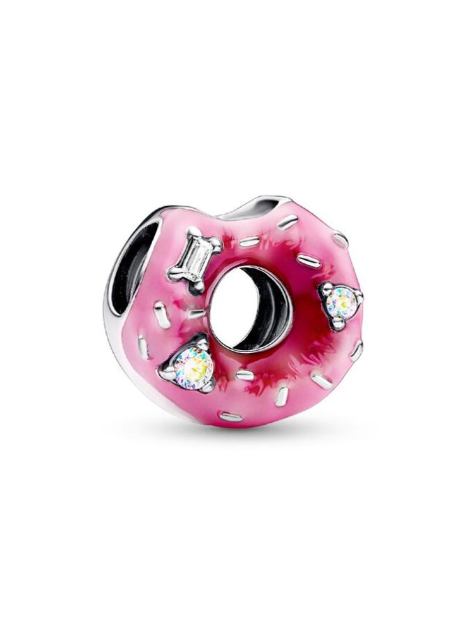 Шарм Pandora Sparkling Sprinkled Donut Charm, стерлинговое серебро 
Шарм Pandora Sparkling Sprinkled Donut Charm, стерлинговое серебро
