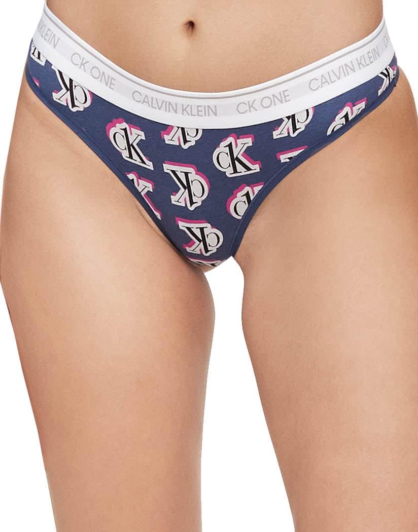 Трусики-бикини Calvin Klein женские Ck One Cotton, Logo Step Print_Seashore Blue
Трусики-бикини Calvin Klein женские Ck One Cotton, Logo Step Print_Seashore Blue