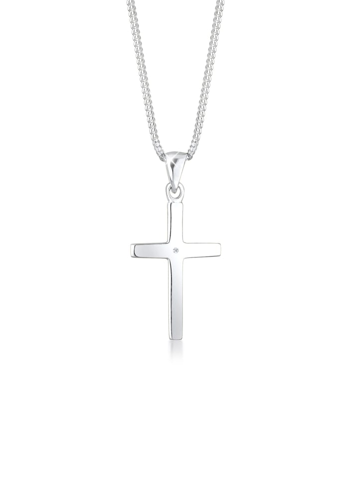 Elli DIAMONDS Колье с крестом из серебра 925 пробы
Elli DIAMONDS Колье с крестом из серебра 925 пробы