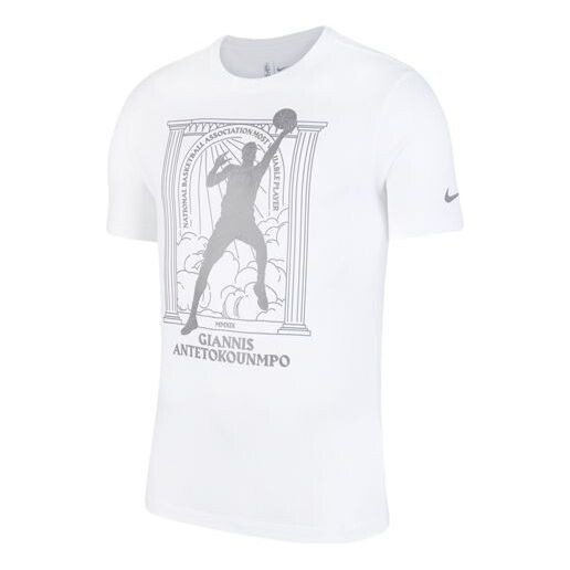 Футболка mvp series milwaukee bucks баскетбольные спортивные с принтом круглый вырез короткий рукав Nike, белый 
Футболка mvp series milwaukee bucks баскетбольные спортивные с принтом круглый вырез короткий рукав Nike, белый