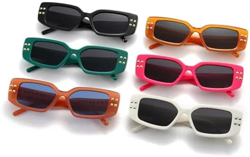 Солнцезащитные очки 2027 года с декоративными заклепками для женщин, квадратные, с защитой от УФ-излучения UV400, для мужчин, чайного синего цвета MTZJH, White Gray
Солнцезащитные очки 2027 года с декоративными заклепками для женщин, квадратные, с защитой от УФ-излучения UV400, для мужчин, чайного синего цвета MTZJH, White Gray