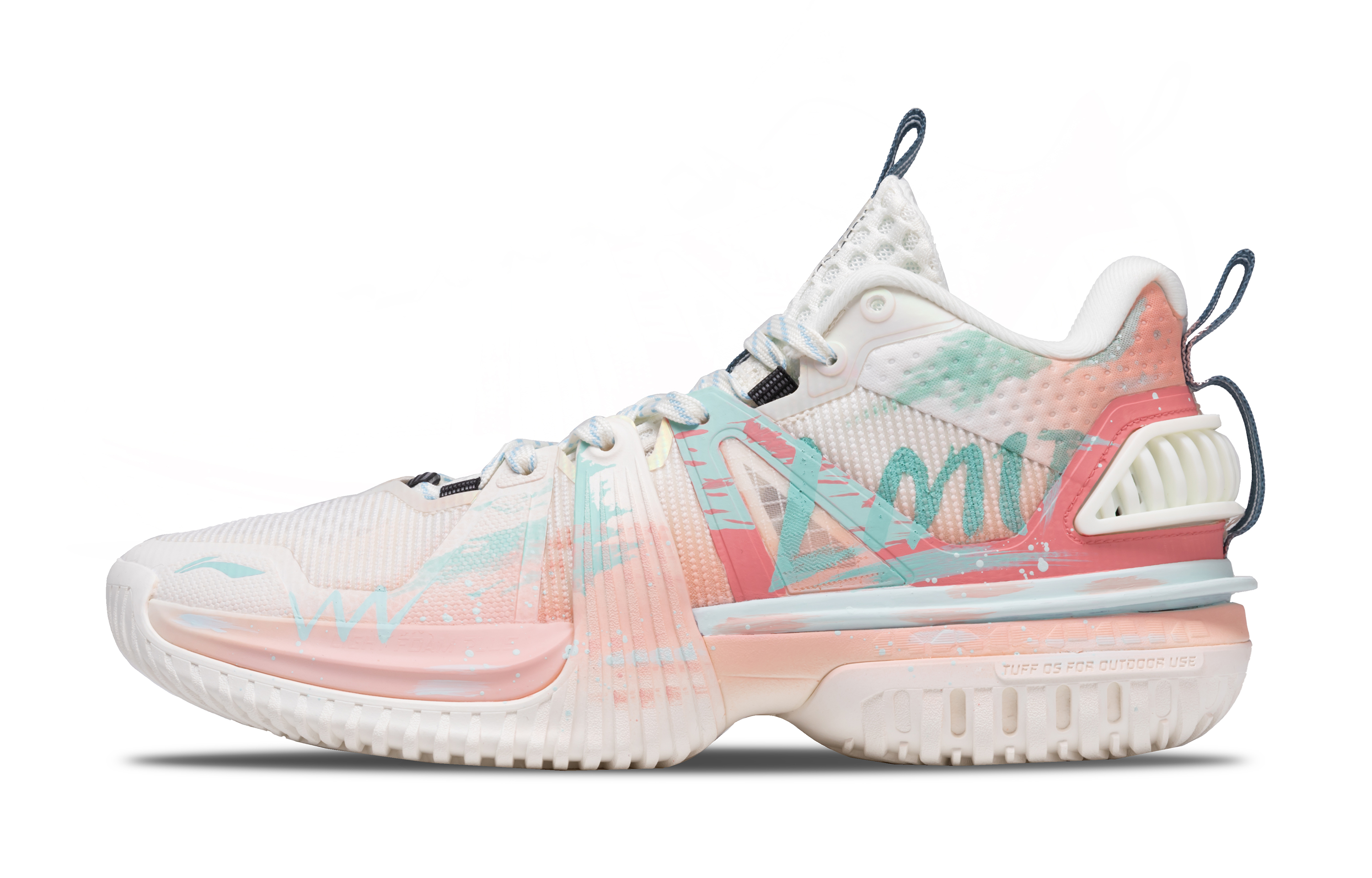 LINING Баскетбольные кроссовки Storm 2024 с амортизацией, противоскользящие, низкие, мужские, розово-зеленые
LINING Баскетбольные кроссовки Storm 2024 с амортизацией, противоскользящие, низкие, мужские, розово-зеленые