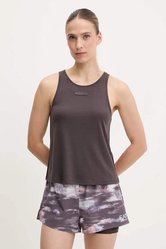 Топ для тренировок Ea7 Emporio Armani, коричневый
Топ для тренировок Ea7 Emporio Armani, коричневый