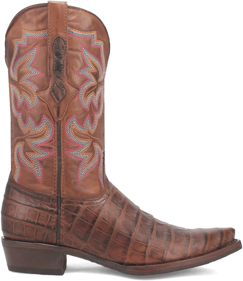 Мужские повседневные сапоги Dingo Gator с вышитым принтом аллигатора, с открытым носком, средней длины - коричневые
Мужские повседневные сапоги Dingo Gator с вышитым принтом аллигатора, с открытым носком, средней длины - коричневые