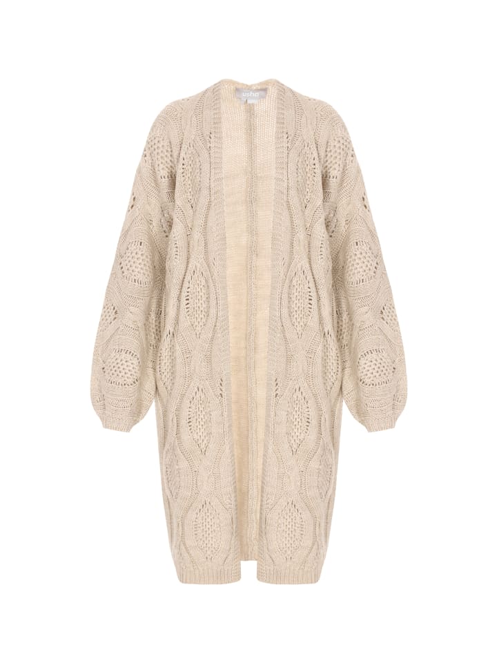 Женский кардиган кремового меланжа Usha
Женский кардиган кремового меланжа Usha