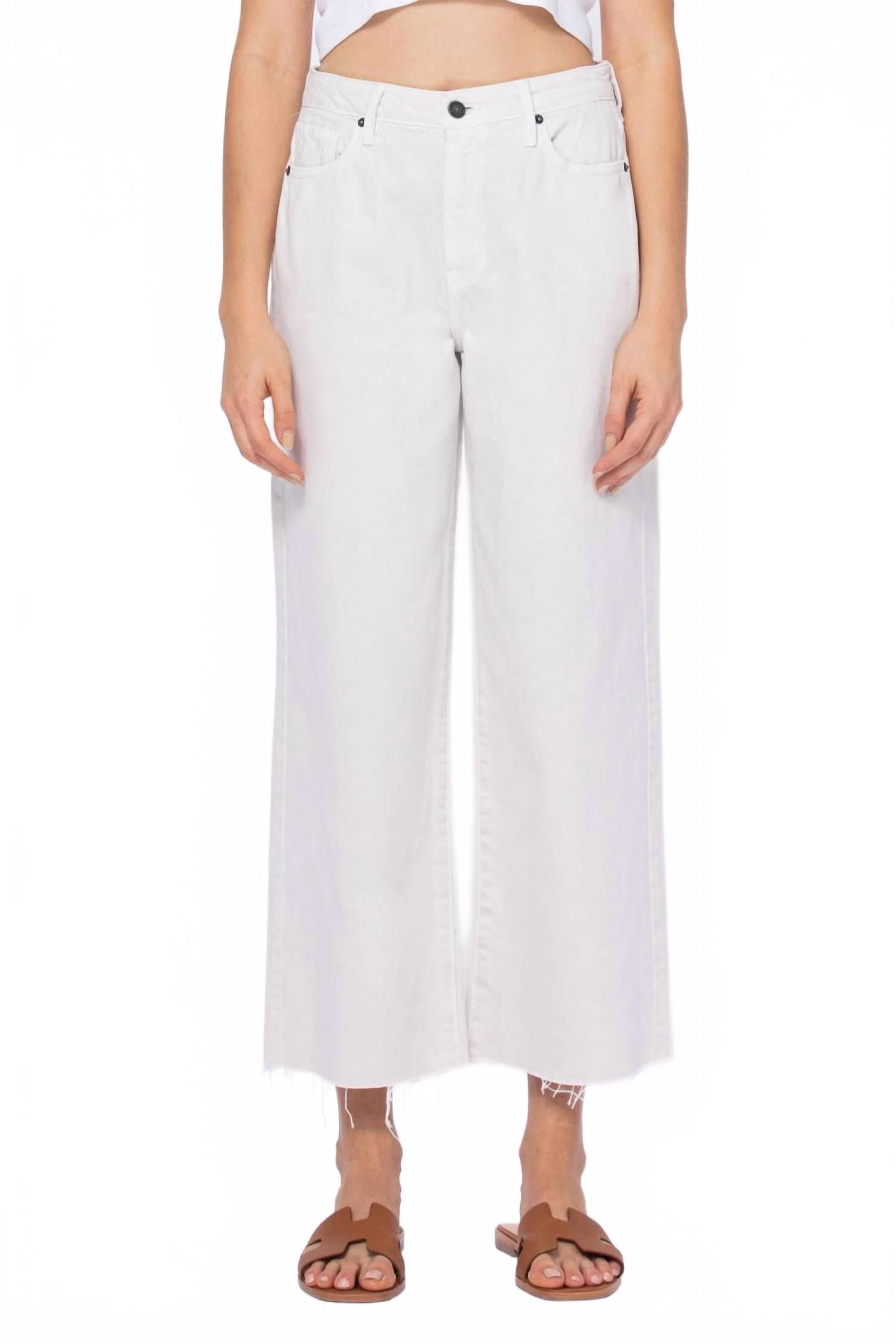 HIDDEN Летние джинсы Nori с широкими штанинами цвета морской соли
HIDDEN Летние джинсы Nori с широкими штанинами цвета морской соли