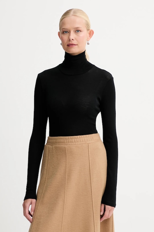 Лонгслив с шерстью TESEO Weekend Max Mara, черный
Лонгслив с шерстью TESEO Weekend Max Mara, черный