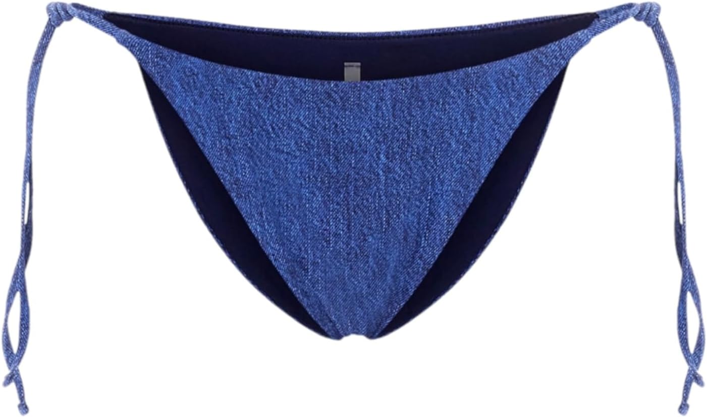 Экологичные джинсовые стринги бикини GUESS, Blue Denim Aop
Экологичные джинсовые стринги бикини GUESS, Blue Denim Aop