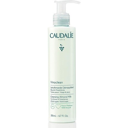 Vinoclean Очищающее миндальное молочко, 200мл, Caudalie
Vinoclean Очищающее миндальное молочко, 200мл, Caudalie