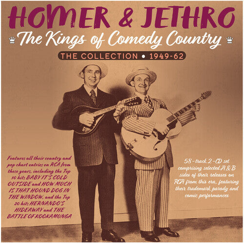CD диск Homer & Jethro: The Kings Of Comedy Country: The Collection 1949-62 
CD диск Homer & Jethro: The Kings Of Comedy Country: The Collection 1949-62