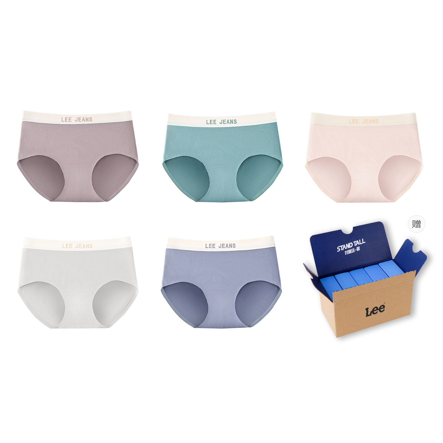 Женские боксеры 5 штук Lee, темно-серый
Женские боксеры 5 штук Lee, темно-серый