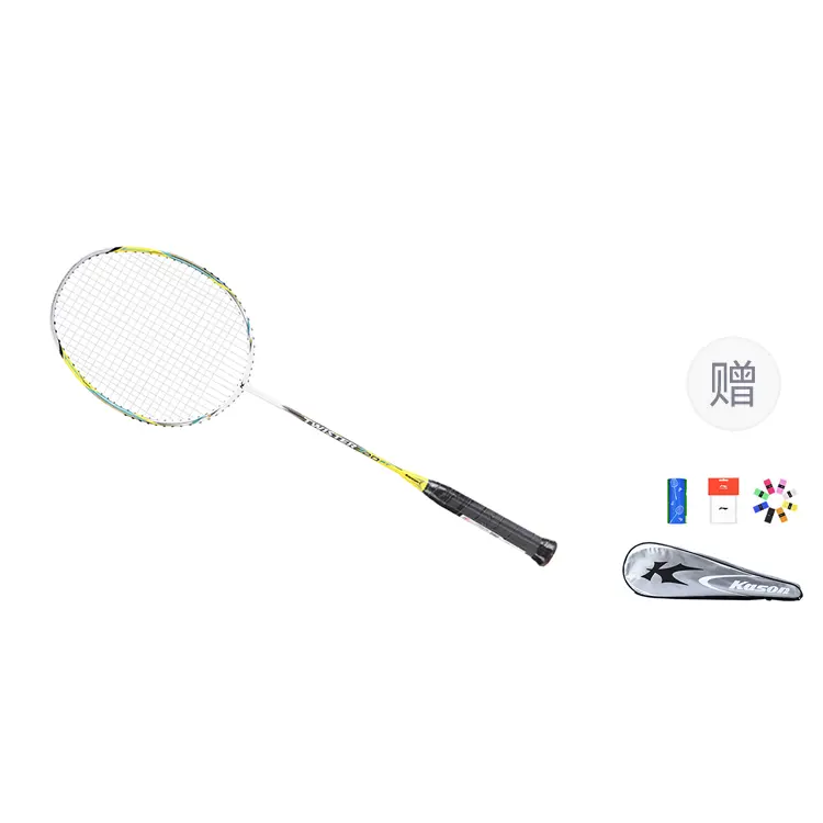 LINING Ракетка для бадминтона Kason Full Carbon, наступательная, жесткая головка, высокий класс, 675 мм, унисекс, одиночная, бело-желтая
LINING Ракетка для бадминтона Kason Full Carbon, наступательная, жесткая головка, высокий класс, 675 мм, унисекс, одиночная, бело-желтая