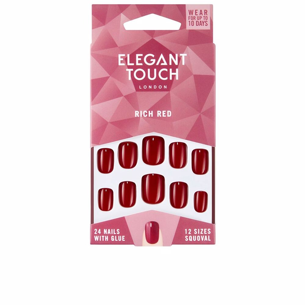 Накладные ногти Polished colour 24 nails with glue squoval Elegant touch, 24 единицы, rich red
Накладные ногти Polished colour 24 nails with glue squoval Elegant touch, 24 единицы, rich red