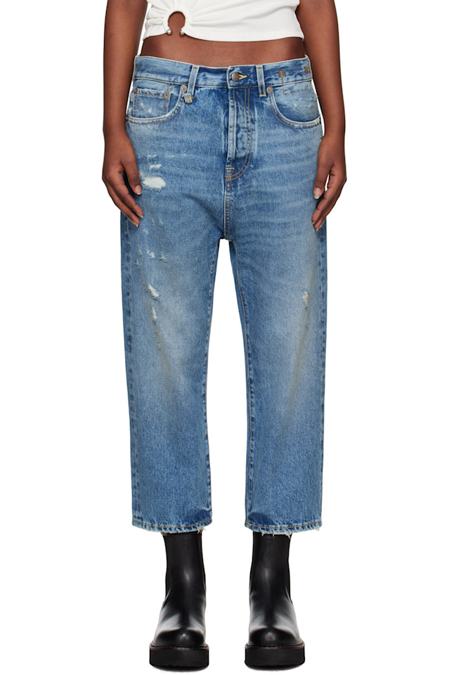 Укороченные джинсы с заниженной талией R13, цвет bain
Укороченные джинсы с заниженной талией R13, цвет bain