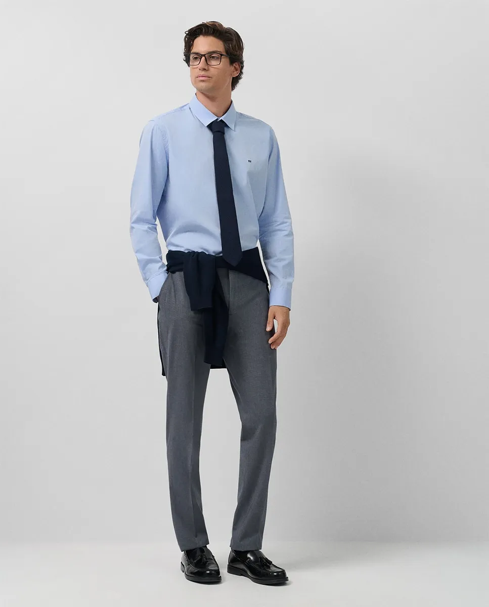 Мужские брюки прямого кроя в стиле гусиные лапки Roberto Verino, индиго
Мужские брюки прямого кроя в стиле гусиные лапки Roberto Verino, индиго