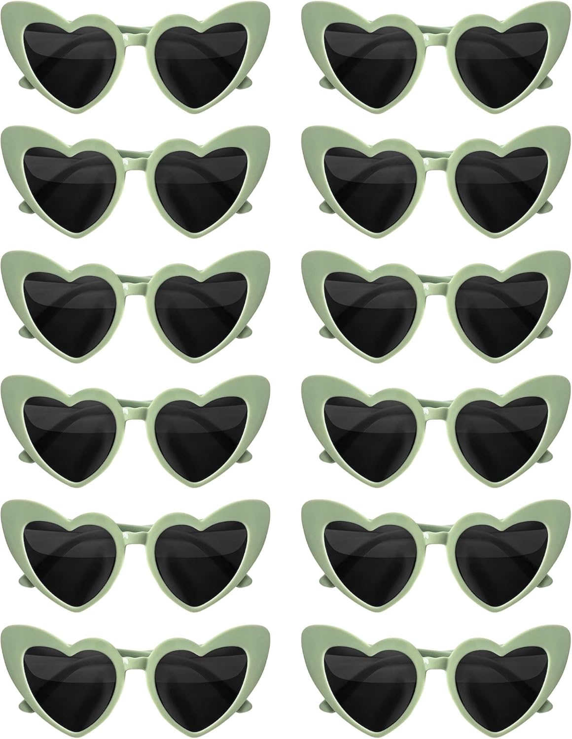 Набор из 12 солнцезащитных очков в форме сердца для женщин, сувениры для девичника, ретро-очки «кошачий глаз» для подружек невесты, подарок на свадебное торжество Geopty, Sage Green
Набор из 12 солнцезащитных очков в форме сердца для женщин, сувениры для девичника, ретро-очки «кошачий глаз» для подружек невесты, подарок на свадебное торжество Geopty, Sage Green