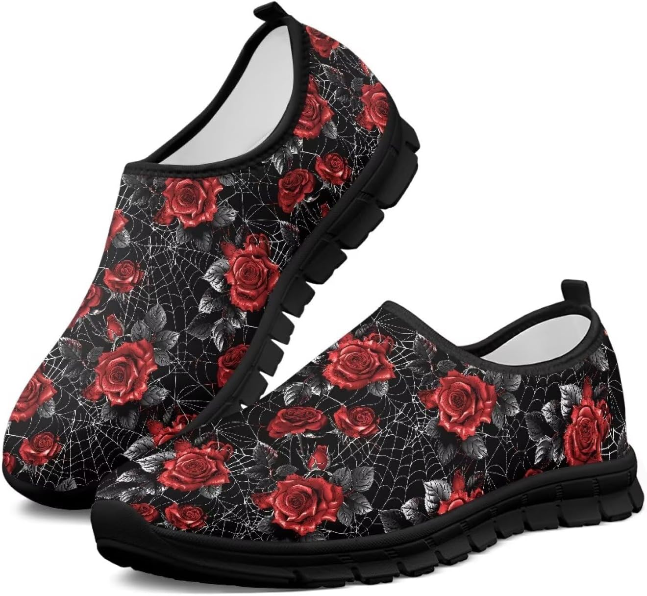 Женские теннисные кроссовки Удобные противоскользящие спортивные для ходьбы, занятий в тренажерном зале, бега, повседневные модные кроссовки Chririnla, Gothic Rose Spider Web
Женские теннисные кроссовки Удобные противоскользящие спортивные для ходьбы, занятий в тренажерном зале, бега, повседневные модные кроссовки Chririnla, Gothic Rose Spider Web