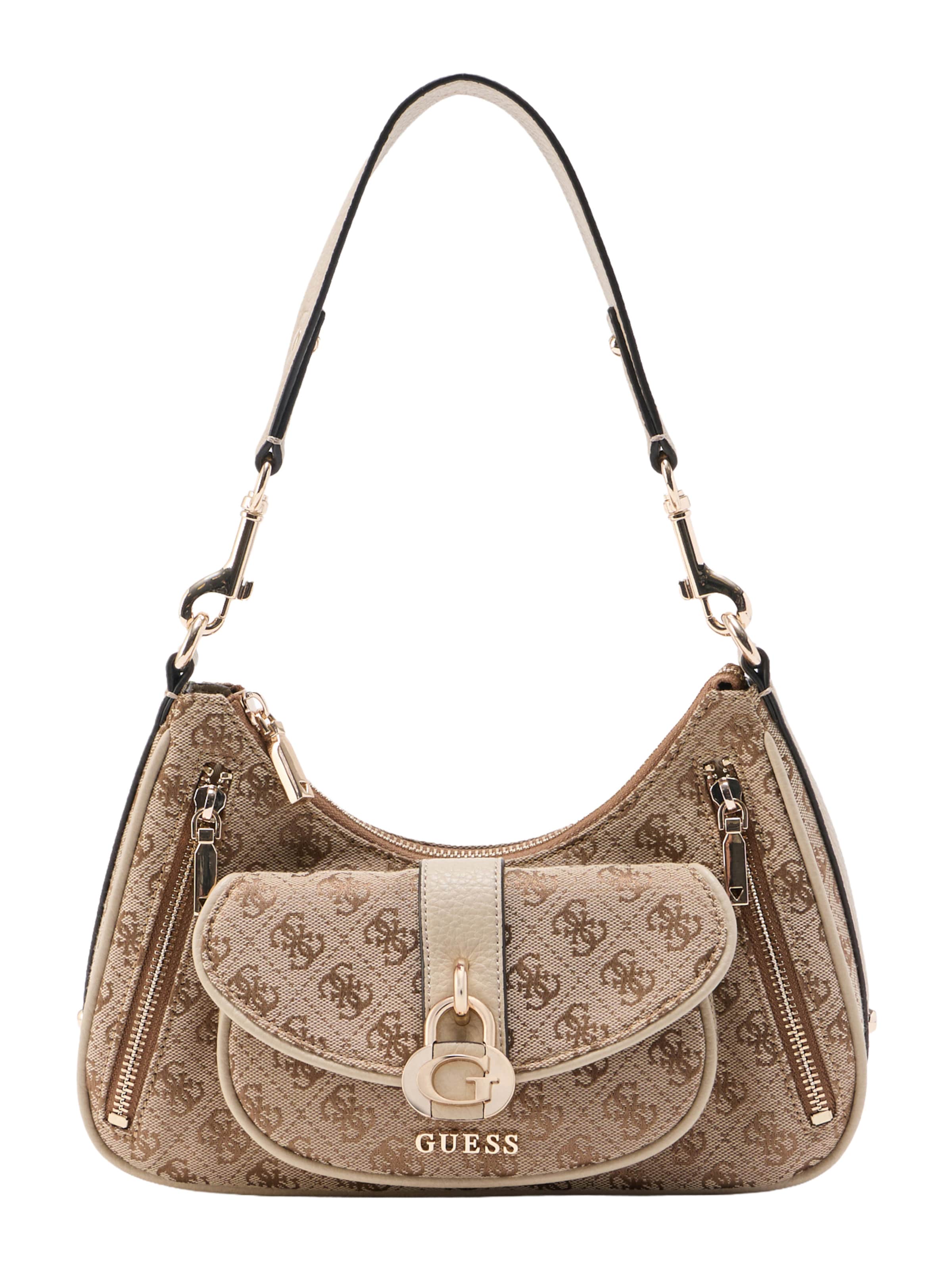 GUESS Плечевая сумка 'JESSA' в коричневом цвете, парча
GUESS Плечевая сумка 'JESSA' в коричневом цвете, парча