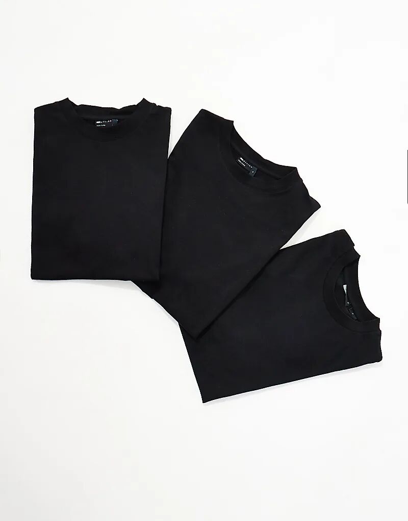 ASOS DESIGN Набор из 3 свободных футболок с круглым вырезом черного цвета
ASOS DESIGN Набор из 3 свободных футболок с круглым вырезом черного цвета