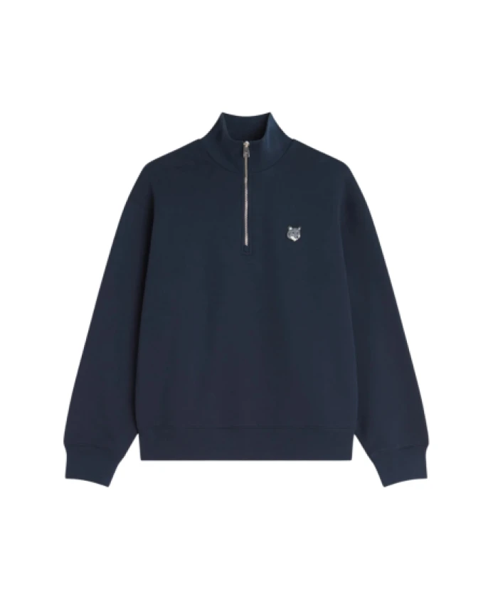 Толстовка Dressed Fox с высоким воротником и застежкой-молнией Maison Kitsunã, синий
Толстовка Dressed Fox с высоким воротником и застежкой-молнией Maison Kitsunã, синий