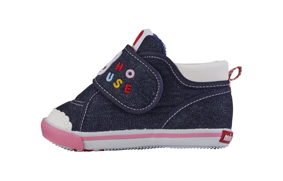 Кроссовки с вышитым логотипом и тактильным ремешком MIKI HOUSE, indigo синий
Кроссовки с вышитым логотипом и тактильным ремешком MIKI HOUSE, indigo синий