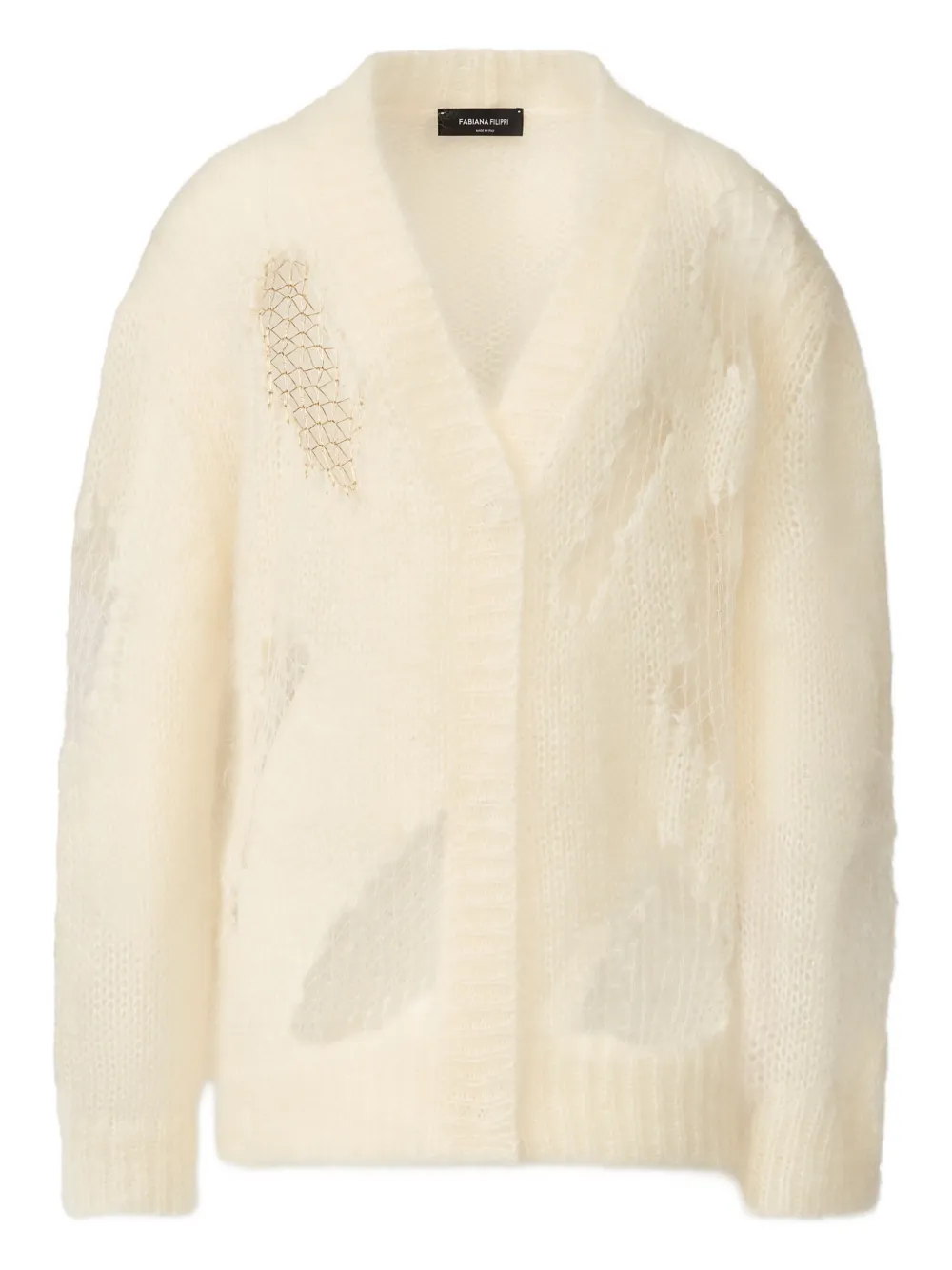 Кардиган с длинными рукавами Fabiana Filippi, белый
Кардиган с длинными рукавами Fabiana Filippi, белый