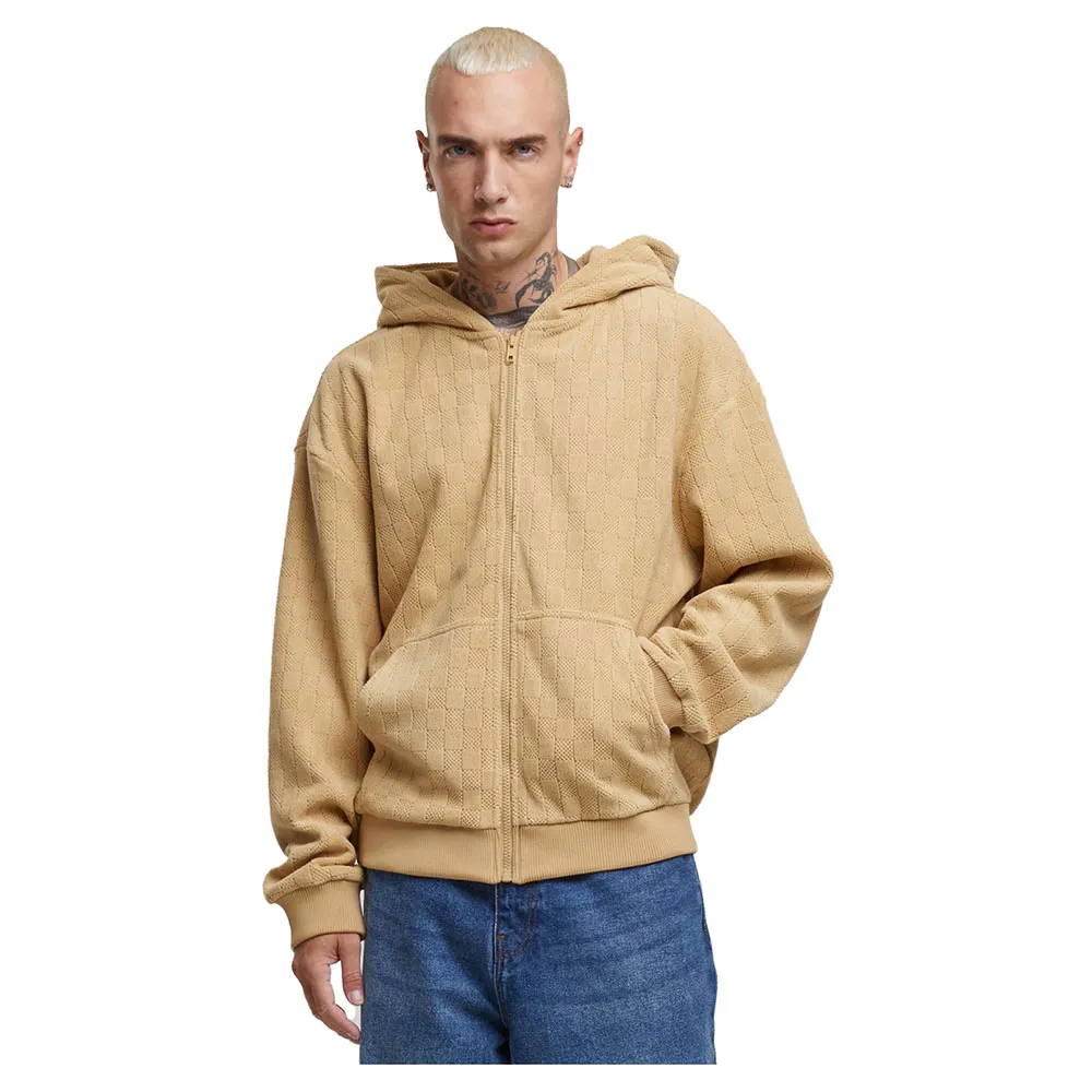 Толстовка Urban Classics Jaquard Velvet full zip, бежевый
Толстовка Urban Classics Jaquard Velvet full zip, бежевый