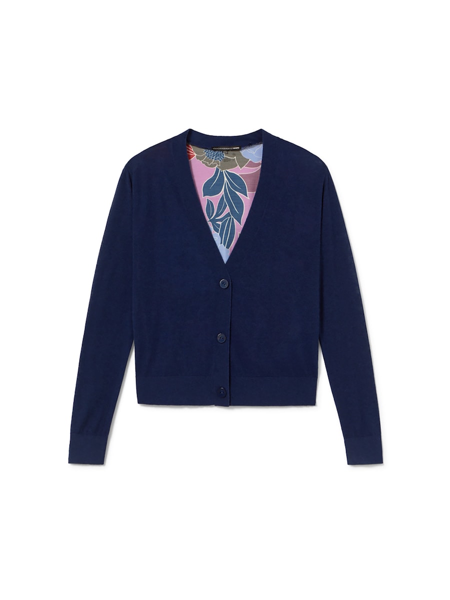 Вязаный кардиган Lola Casademunt, темно-синий/светло-голубой
Вязаный кардиган Lola Casademunt, темно-синий/светло-голубой