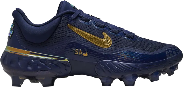 Кроссовки Alpha Huarache Elite 4 Low 'Jackie Robinson Day', синий
Кроссовки Alpha Huarache Elite 4 Low 'Jackie Robinson Day', синий