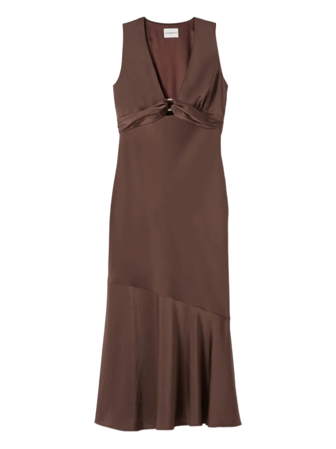 Атласное платье без рукавов Claudie Pierlot, коричневый
Атласное платье без рукавов Claudie Pierlot, коричневый