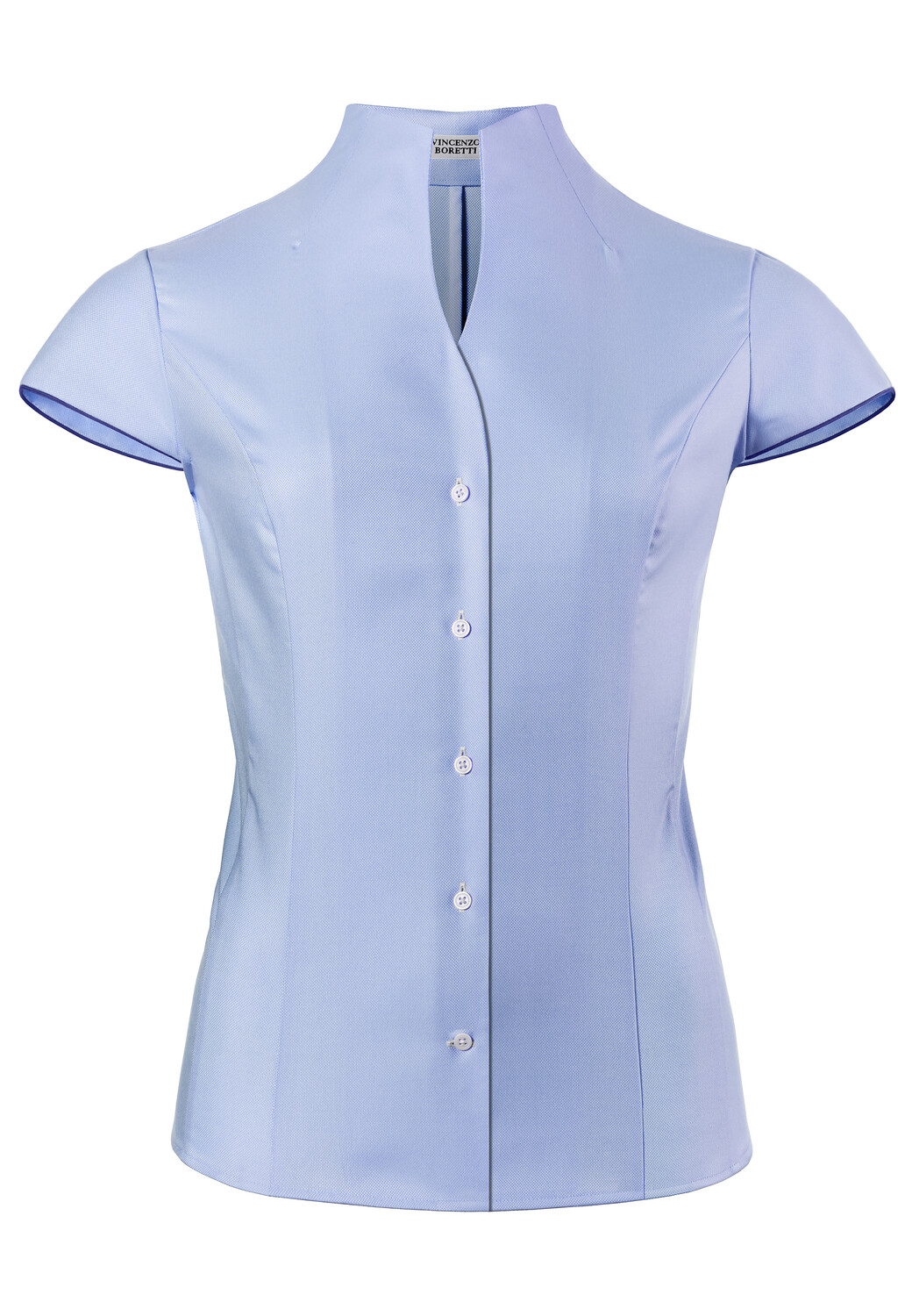 Блуза Vincenzo Boretti leicht tailliert, светло-синий 
Блуза Vincenzo Boretti leicht tailliert, светло-синий