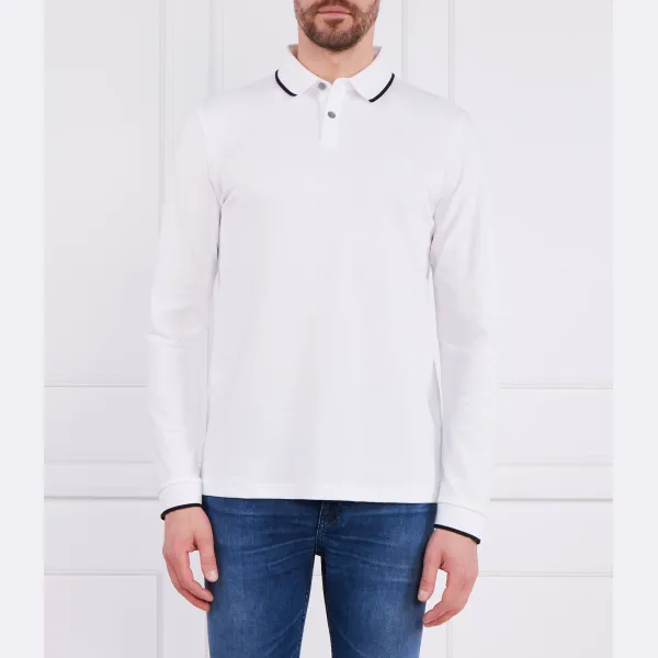 Длинная рубашка-поло стандартного кроя Boss, белый
Длинная рубашка-поло стандартного кроя Boss, белый