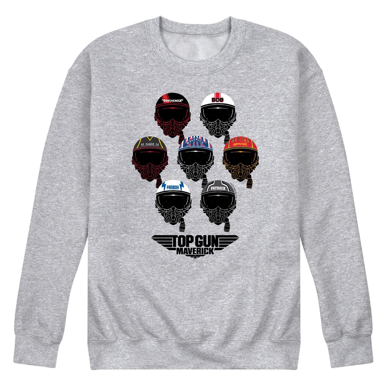 Мужская толстовка Top Gun Maverick Helmets Licensed Character
Мужская толстовка Top Gun Maverick Helmets Licensed Character