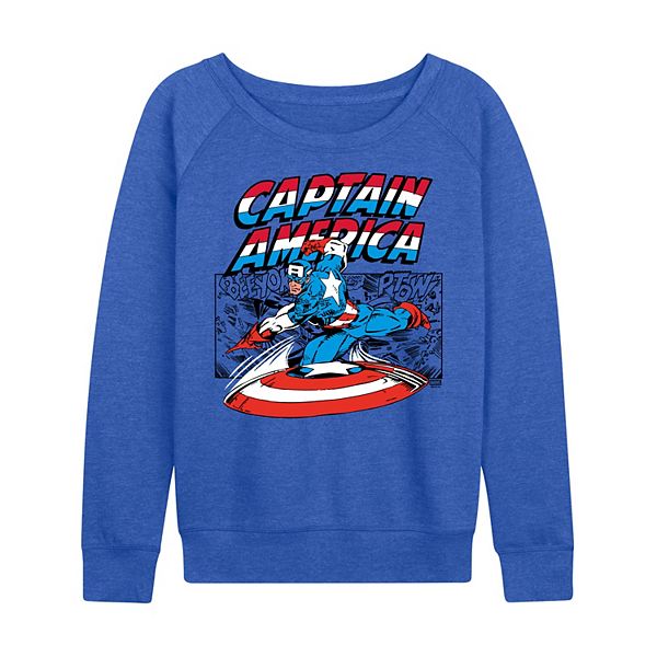 Женская футболка с длинным рукавом Captain America comic panel french terry Marvel, Heather Royal Blue
Женская футболка с длинным рукавом Captain America comic panel french terry Marvel, Heather Royal Blue