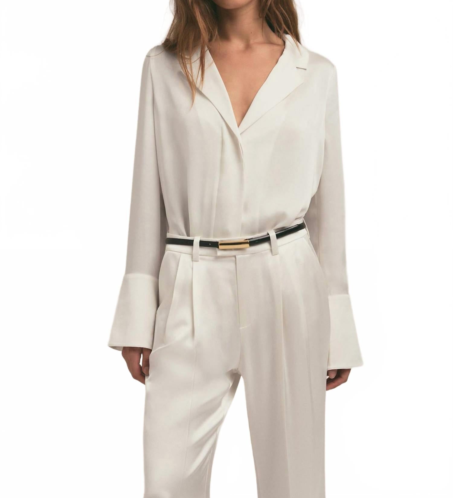 Лилия Топ с длинными рукавами в цвете айвори Favorite Daughter, слоновая кость
Лилия Топ с длинными рукавами в цвете айвори Favorite Daughter, слоновая кость