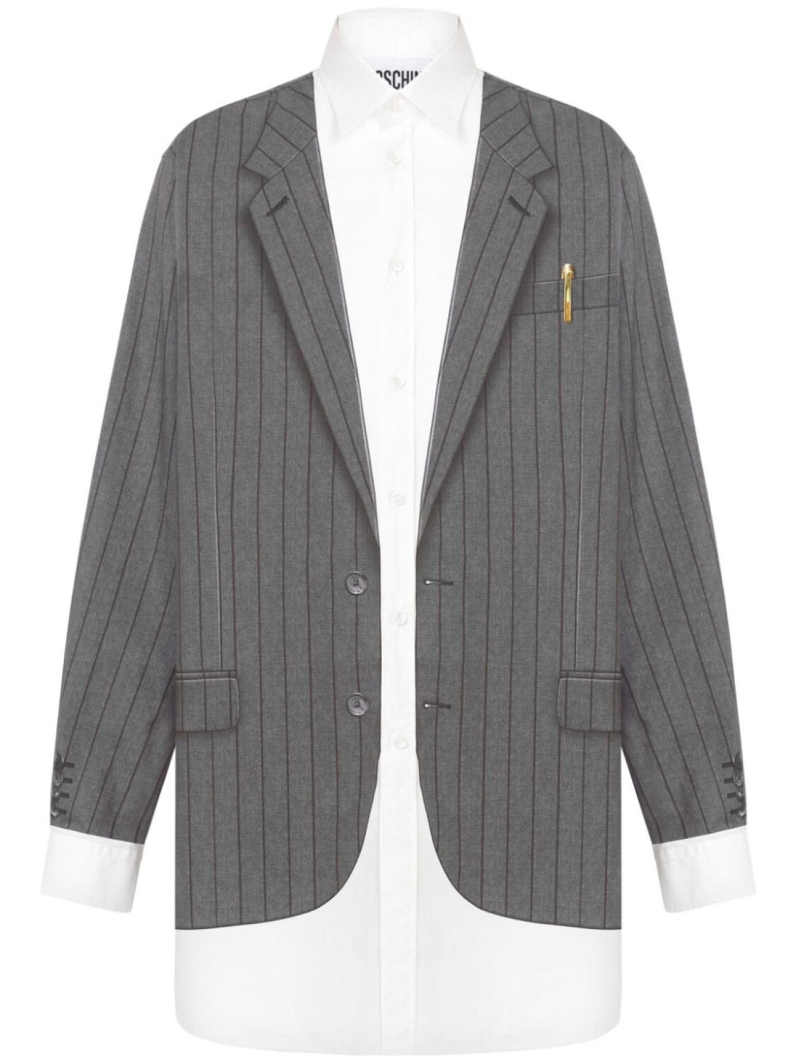 Moschino рубашка с принтом, серый
Moschino рубашка с принтом, серый