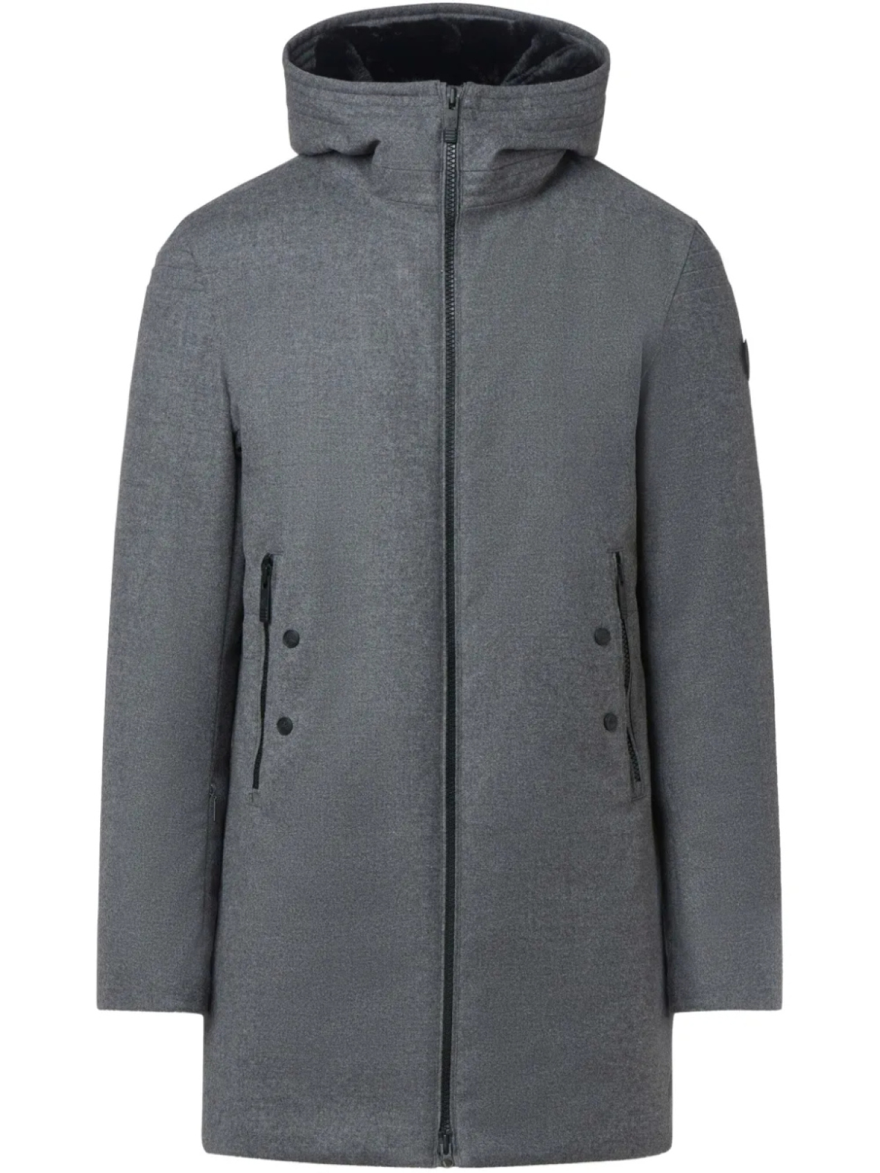 Однобортное пальто Fusalp Gezi, серый 
Однобортное пальто Fusalp Gezi, серый