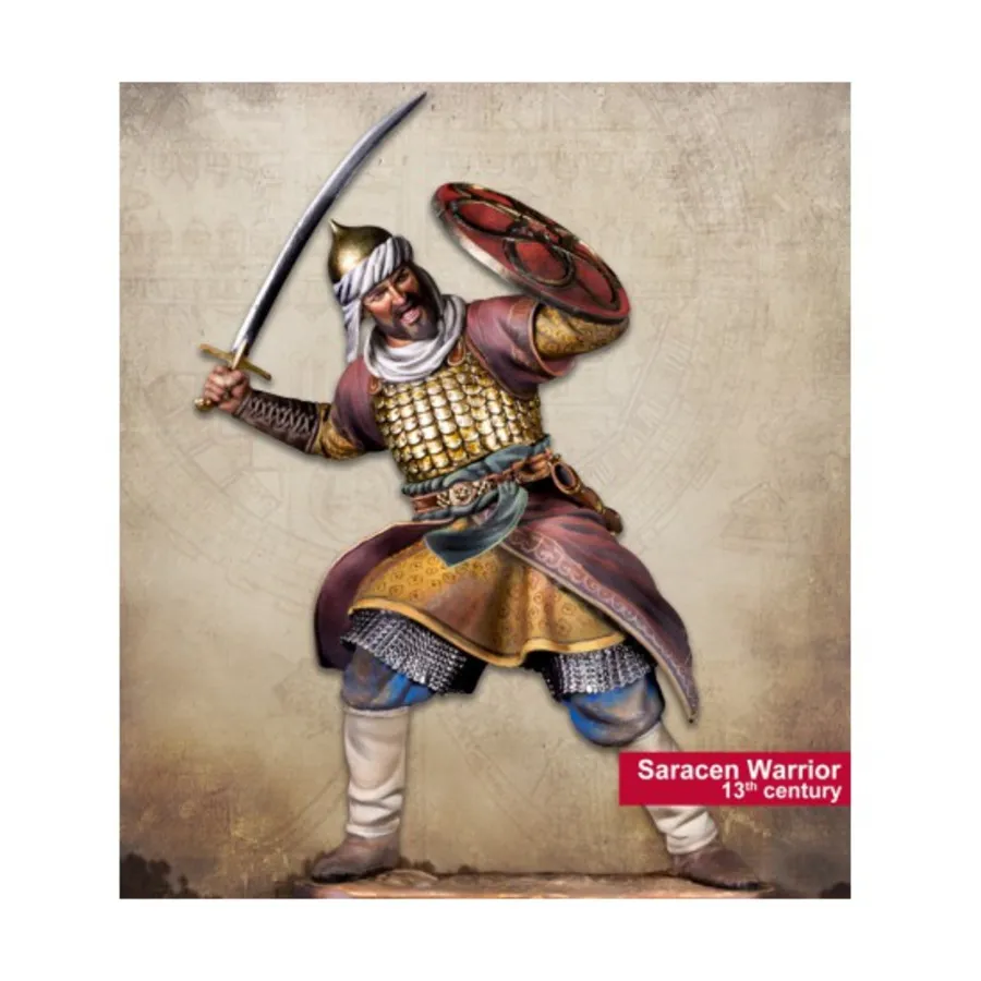 Сарацинский воин, 13 век., Middle Ages (75mm)
Сарацинский воин, 13 век., Middle Ages (75mm)