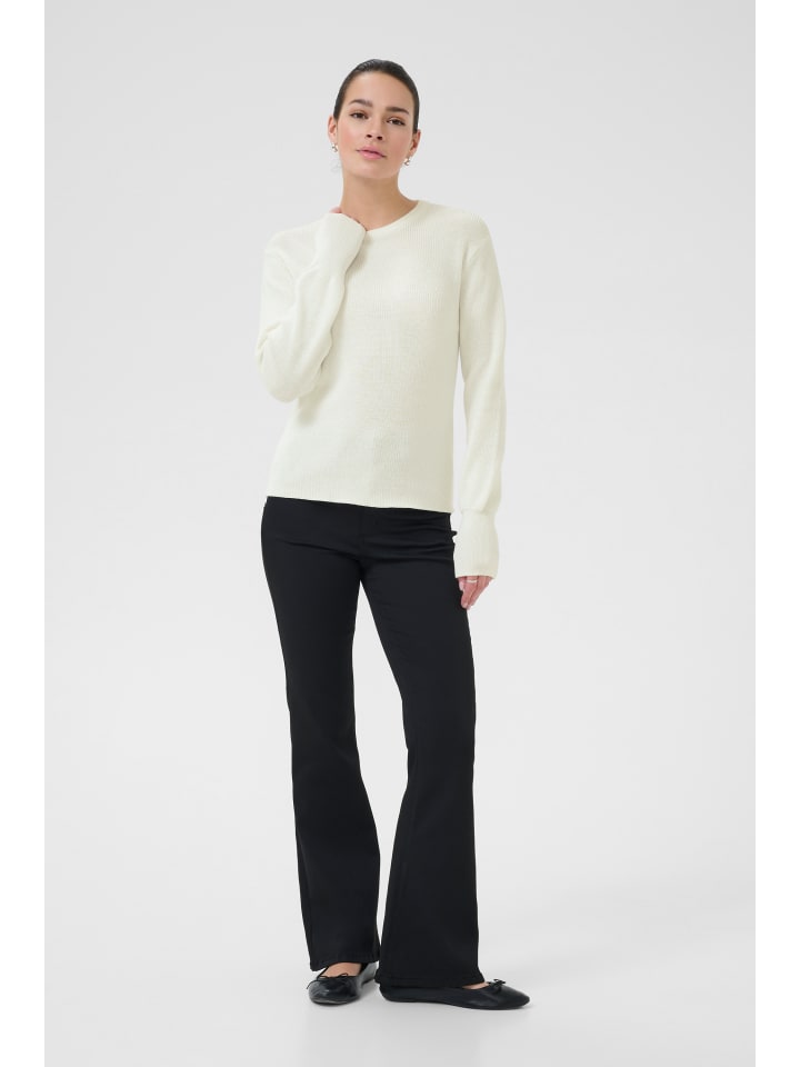 Kaffe Вязаный свитер Kavera приталенного кроя, цвет «Мел»
Kaffe Вязаный свитер Kavera приталенного кроя, цвет «Мел»