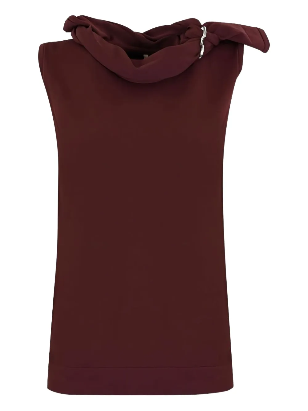 Драпированный топ с воротником-хомутом Liviana Conti, красный
Драпированный топ с воротником-хомутом Liviana Conti, красный