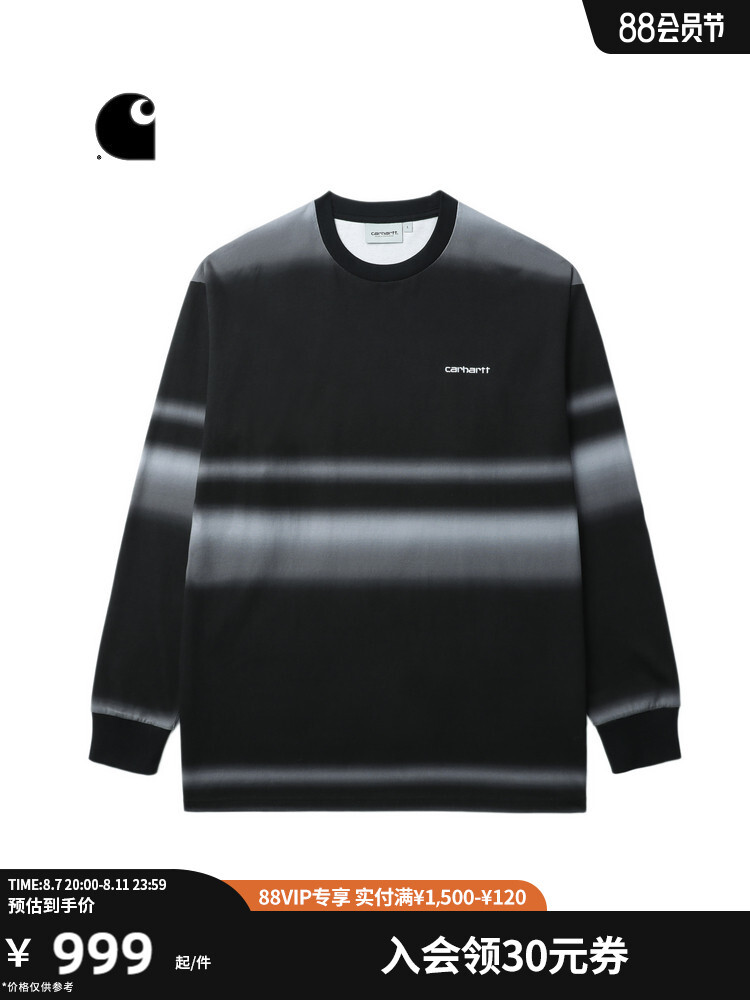 Футболка мужская Carhartt WIP в градиентные полосы, черный
Футболка мужская Carhartt WIP в градиентные полосы, черный