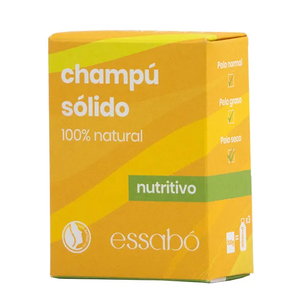 Твердый шампунь Champú Sólido Nutritivo Essabó, 100 g
Твердый шампунь Champú Sólido Nutritivo Essabó, 100 g