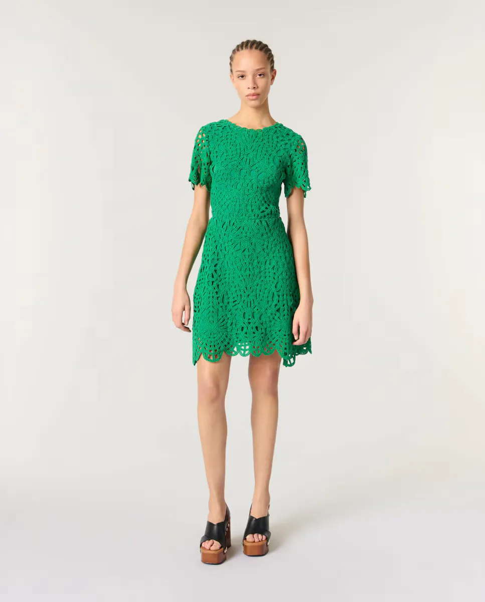Короткое платье крючком Maje, зеленый
Короткое платье крючком Maje, зеленый