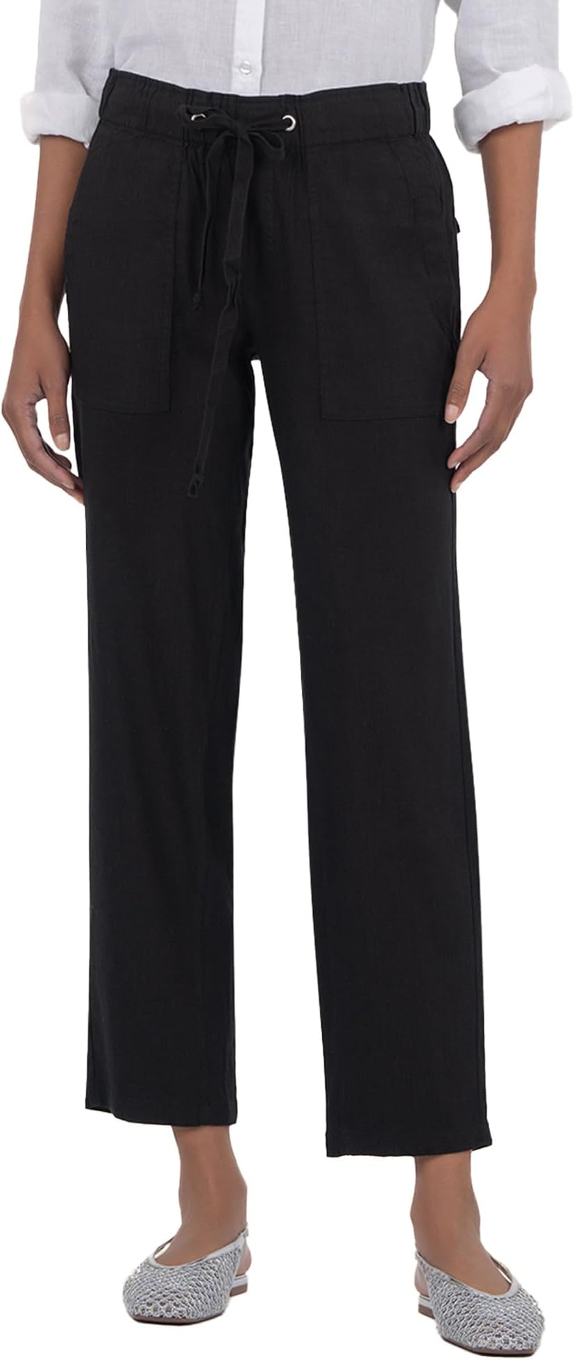 Брюки KUT from the Kloth Rosalie - Drawstring Pants With Porkchop Pockets, черный
Брюки KUT from the Kloth Rosalie - Drawstring Pants With Porkchop Pockets, черный