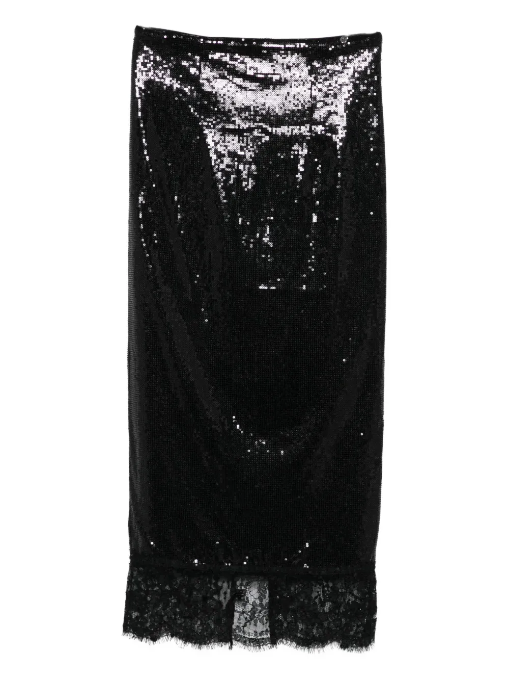 Юбка с кружевом и пайетками NISSA, черный
Юбка с кружевом и пайетками NISSA, черный