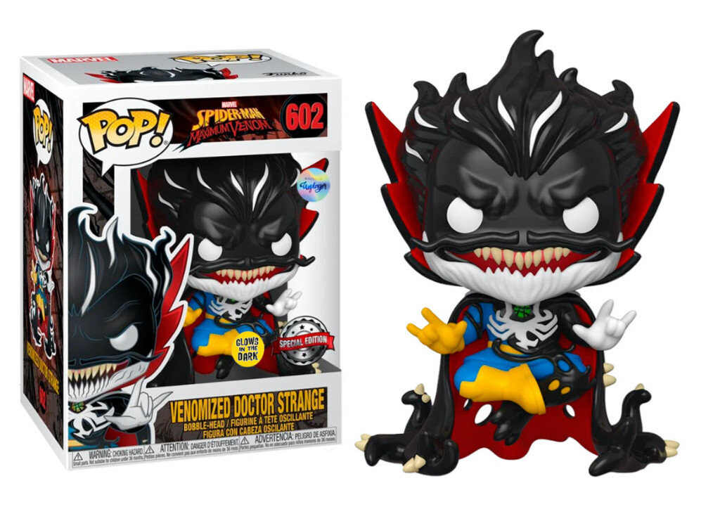 Funko POP Venom 602 Веномизированное свечение Доктора Стрэнджа, специальное издание Funko POP!
Funko POP Venom 602 Веномизированное свечение Доктора Стрэнджа, специальное издание Funko POP!