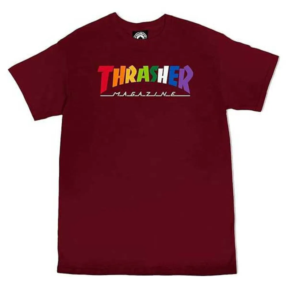 Футболка с коротким рукавом Thrasher Rainbow Maroon, красный
Футболка с коротким рукавом Thrasher Rainbow Maroon, красный