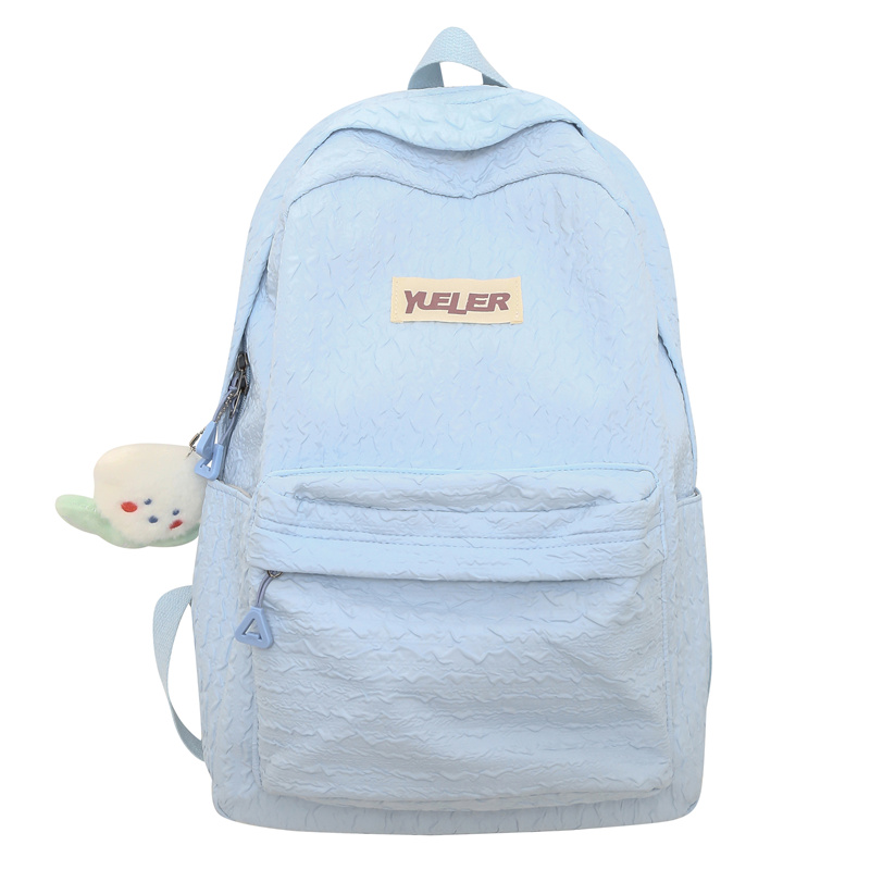 OUZIHUANG Нейлоновый рюкзак большого размера унисекс черный белый желтый зеленый розовый синий, Blue with Charm
OUZIHUANG Нейлоновый рюкзак большого размера унисекс черный белый желтый зеленый розовый синий, Blue with Charm