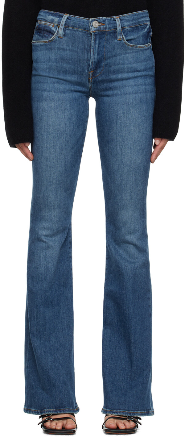 Синие джинсы Le High Flare FRAME
Синие джинсы Le High Flare FRAME